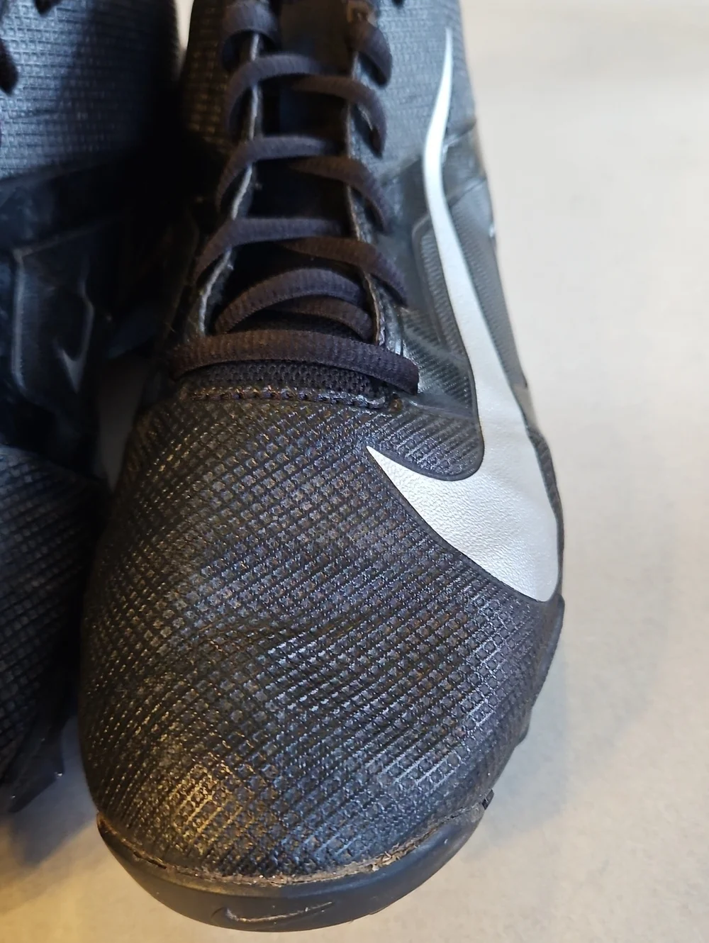 Nike Alpha Black Football Cleats